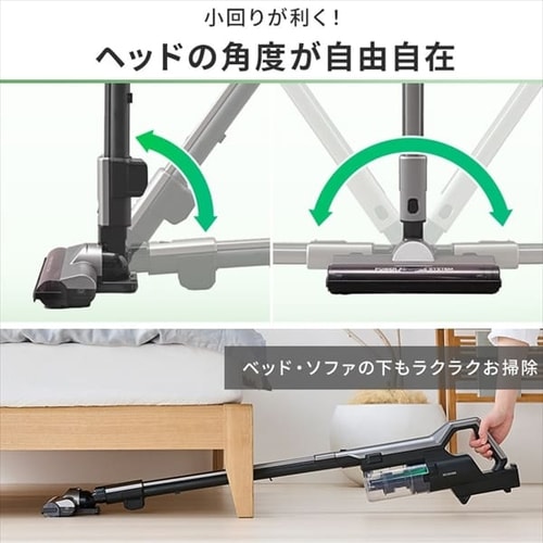 訳あり】掃除機 コードレス サイクロン 自走式 軽量 モップ付 置くだけ