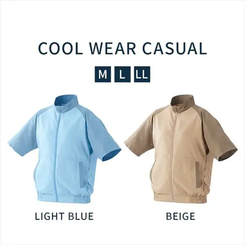 クールウェアCASUALセット 半袖 フード無し 全3サイズ 全2色_2