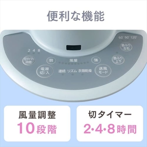 サーキュレーターアイ 24畳 DCモーター 上下左右首振り PCF-SDCC15T-W