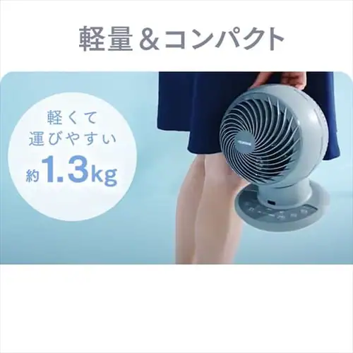 サーキュレーターアイ 24畳 DCモーター 上下左右首振り PCF-SDCC15T-W マットホワイト_15