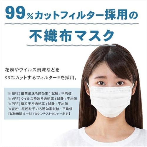 プリーツマスク 40枚入 PK-NV40 全4種 H288415FO │アイリスオーヤマ