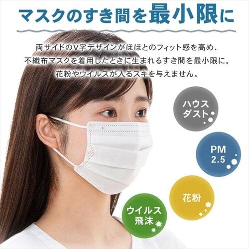 プリーツマスク 40枚入 PK-NV40 全4種 H288415FO │アイリスオーヤマ