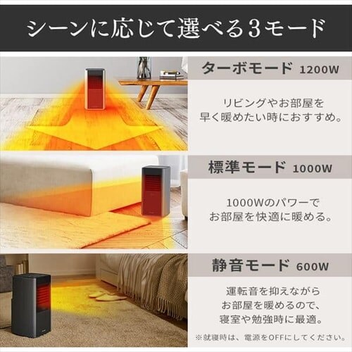 �Z���~�b�N�q�[�^�[ �啗�� �X���� �l���Z���T�[ KJCH-12TDS1-H �O���[_10