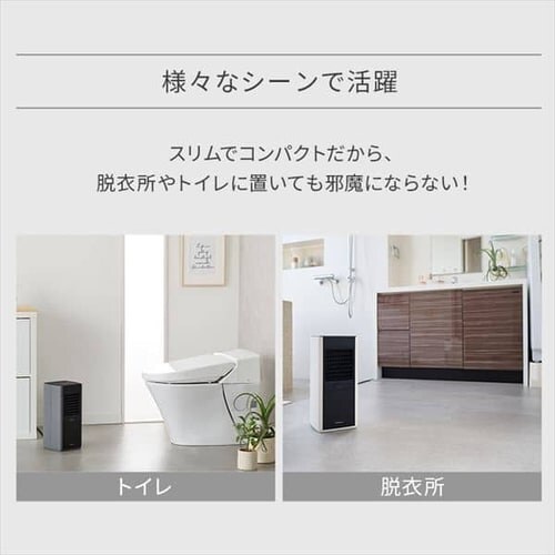 �Z���~�b�N�q�[�^�[ �啗�� �X���� �l���Z���T�[ JCH-12TDS1-H �O���[_4