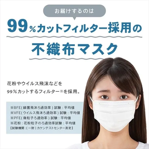 【訳あり】マスク 学童サイズ 45枚入り プリーツマスク_7
