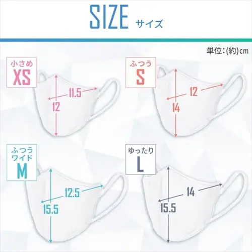 【全4サイズ】DAILY FIT MASK 5枚入 【5枚・25枚・60枚】_3
