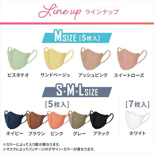 �y12�Z�b�g�zDAILY FIT MASK �J���[ RK�|D5SP ������/�s���N_14