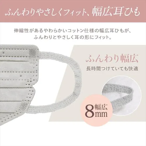 【100枚】 美フィット カラーマスク ふつうサイズ 10枚入×10 ローズグレー_18