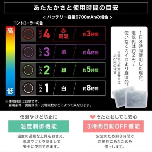 �y�o�b�e���[�t���z �q�[�g�x�X�g �C���i�[ S�T�C�Y FC21620-OWHS �I�t�z���C�g_13