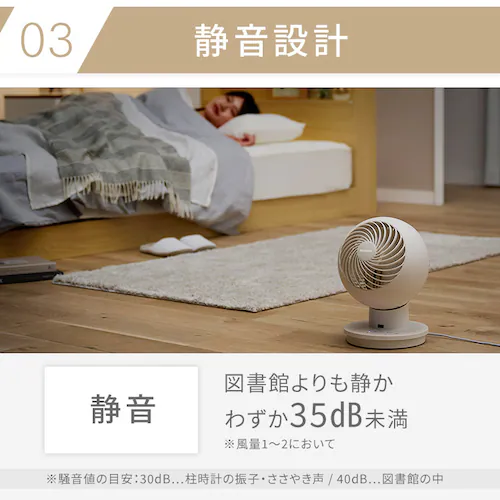 サーキュレーターアイ 18畳 上下左右首振り PCF-SC15T-EC アイボリー_6