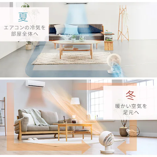 サーキュレーターアイ 18畳 上下左右首振り PCF-SC15T-EC アイボリー_9
