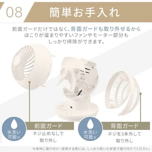 サーキュレーターアイ 18畳 左右首振り PCF-SC15-EC アイボリー_17