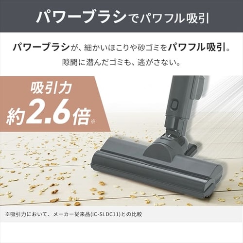 訳あり】スティッククリーナー 軽量タイプ サイクロン SCD-121P-CW