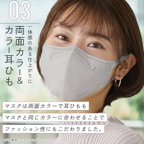 【32枚】 DAILY FIT MASK カラーマスク ふつうサイズ ピスタチオ_16