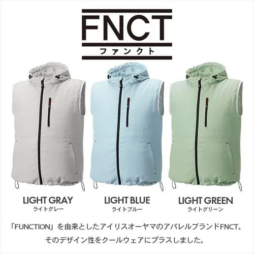 �N�[���E�F�AFNCT�x�X�g�Z�b�g FC22300-GR3L ���C�g�O���[ 3L�T�C�Y_3