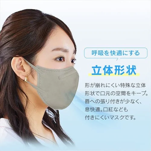 �J���[�}�X�N �ӂ��T�C�Y 5���� �i�m�G�A�[�}�X�N �A�b�V���O���[_8