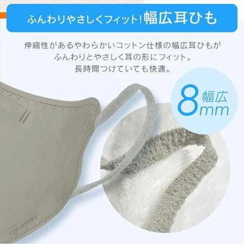 �J���[�}�X�N �ӂ��T�C�Y 5���� �i�m�G�A�[�}�X�N �A�b�V���O���[_10