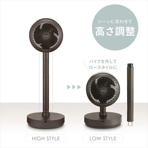 �T�[�L�����[�^�[ ��@ 30�� DC���[�^�[ �㉺���E��U�� STF-DCD18T-W �z���C�g_7