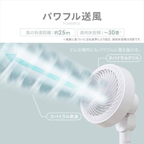 �T�[�L�����[�^�[ ��@ 30�� DC���[�^�[ �㉺���E��U�� STF-DCD18T-W �z���C�g_8