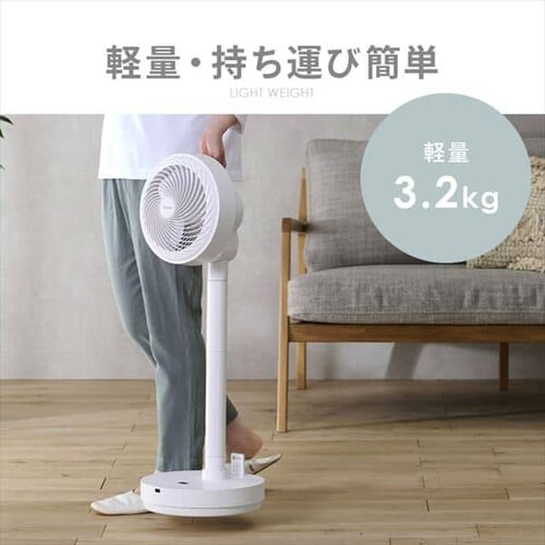 �T�[�L�����[�^�[ ��@ 30�� DC���[�^�[ �㉺���E��U�� STF-DCD18T-W �z���C�g_18