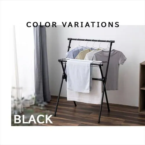 物干し 室内用 折りたたみ式 STMX-700 ブラック_3