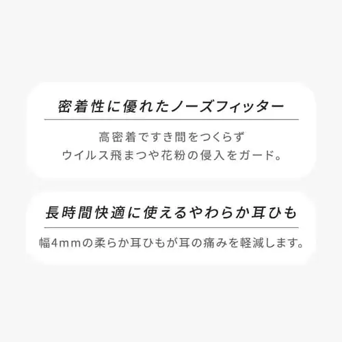 【30枚】 日本製 DAILY FIT MASK カラーマスク ふつうサイズ ホワイト_5