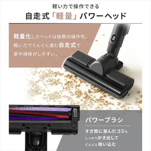 掃除機 コードレス サイクロン 自走式 SCD-182P-CW ホワイト _4