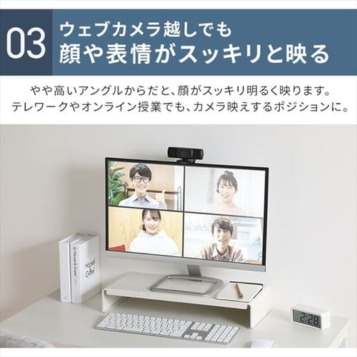 モニター台 スチールタイプ LUCA MNS-500SR H296976 │アイリス