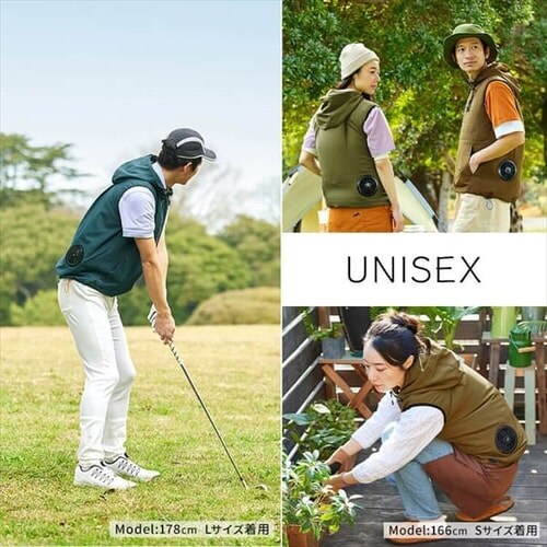 �N�[���E�F�A �t�[�h�t���x�X�g�Z�b�g FC23300-BGXL �u���[�O���[�� XL�T�C�Y_4