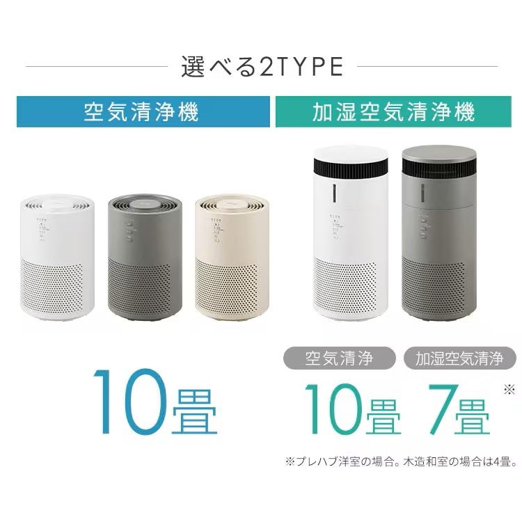 加湿空気清浄機 10畳 AAP-SH20B-H グレー 209802 │アイリスオーヤマ