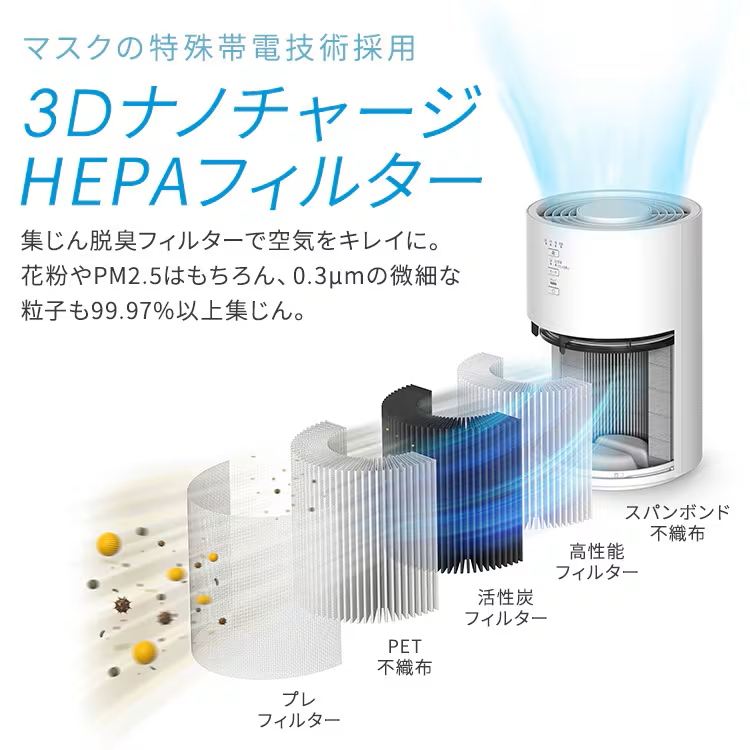 加湿空気清浄機 10畳 AAP-SH20B-H グレー 209802 │アイリスオーヤマ