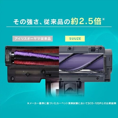 SUUZE 掃除機 コードレス サイクロン 置くだけで充電 SCD-210P-W SUUZE 掃除機 コードレス サイクロン モップ付 置くだけで充電 SCD