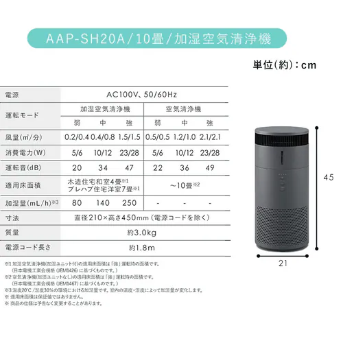 �y�󂠂�z��C����@ 10�� �R���p�N�g AAP-S20B-H �O���[_14