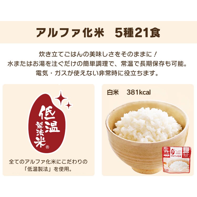 5年保存の非常食 7日分セット】防災食セット ごはんおかず 10種28食