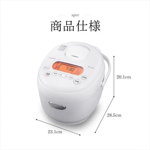 【訳あり】炊飯器 3合 マイコン式 銘柄炊き 米屋の旨み RC-MD30-W ホワイト _17