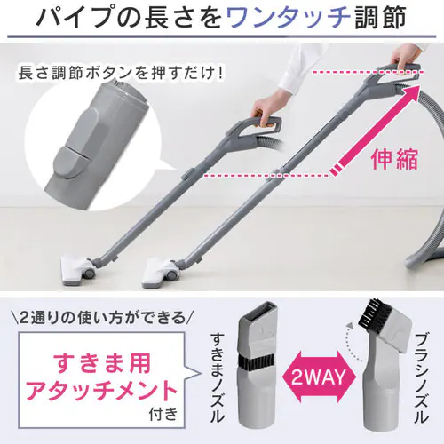 【訳あり】紙パッククリーナー ホワイト IC-B102-W _8