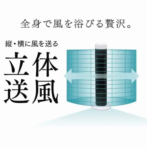 タワーファン メカ式 ダイヤル 左右首振り TWF-M73 ホワイト _5