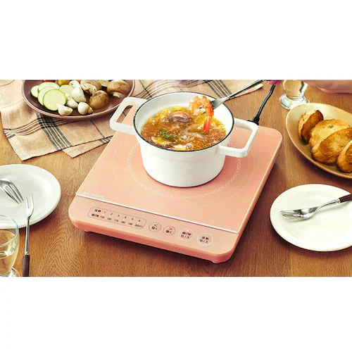 IHコンロ 1口 1400W IHK-T35-W ホワイト_20