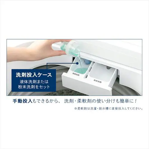 洗濯機 10kg 洗剤自動投入 ガチ落ち大水流洗浄 ガラストップ 二人暮らし ファミリー向け IAW-T1001_8