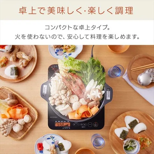 IH�R���� 1�� 1400W �t���t�� IHC-TE7-B �u���b�N_3