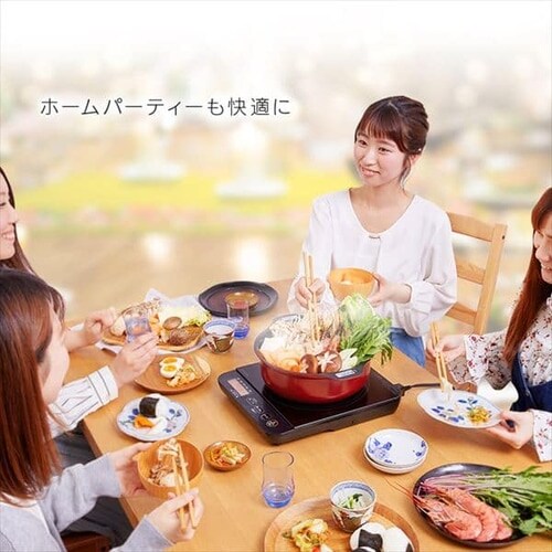 IH�R���� 1�� 1400W �t���t�� IHC-TE7-B �u���b�N_4