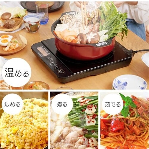 IH�R���� 1�� 1400W �t���t�� IHC-TE7-B �u���b�N_7