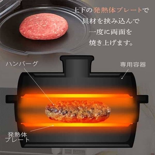 �y�󂠂�z�d�q�����W 18L �t���b�g�e�[�u�� ���ʏĂ��e��t��  �u���b�N_3