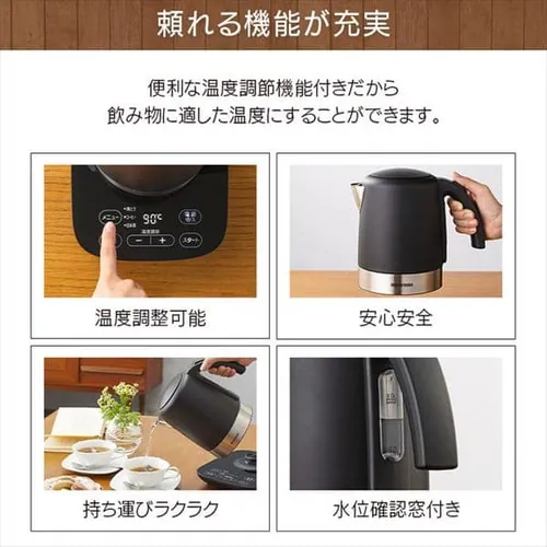 �d�C�P�g�� 1.0L ���x���ߕt IKE-D1000T-B �u���b�N_3