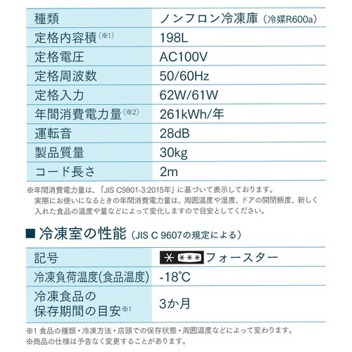 �y�󂠂�z�Ⓚ�� 198L ��J�� ICSD-20A-W_15