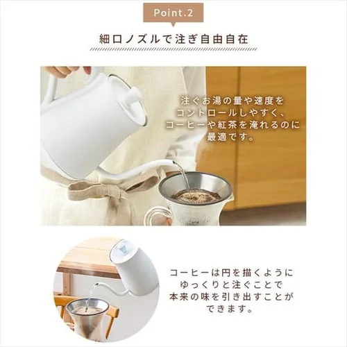 �d�C�P�g�� 0.6L �h���b�v �z���C�g IKE-C600-W _7