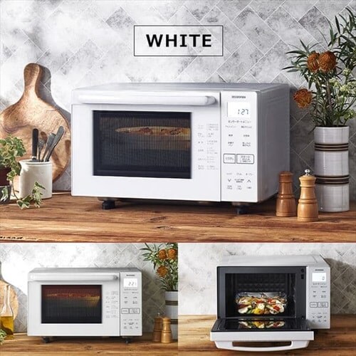 【訳あり】オーブンレンジ WLMO-F1801-W 18L ホワイト_3