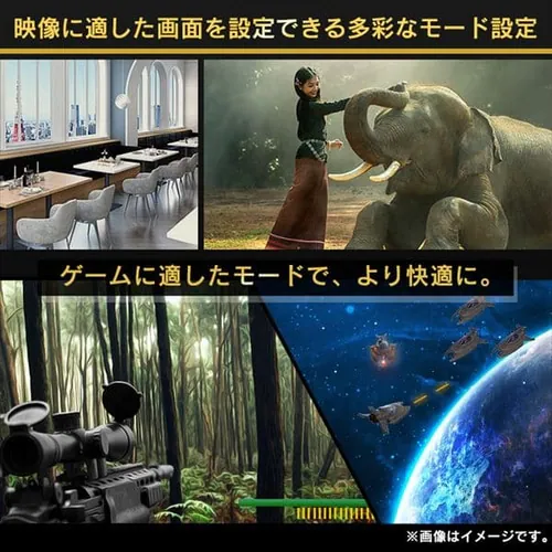 �y�󂠂�z�t���f�B�X�v���C 21.5�C���` �u���b�N ILD-A21FHD-B_4