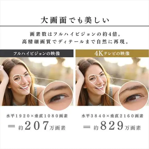 �y�󂠂�z�������� 4K�Ή��t���e���r 55�C���` �u���b�N 55UB28VC_10