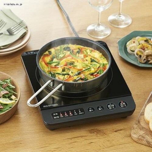 【訳あり】IHコンロ1000W ブラック _2